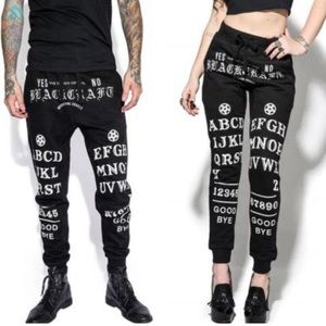 Blackcraft Cult Ouija Spirit Board Joggers XL
